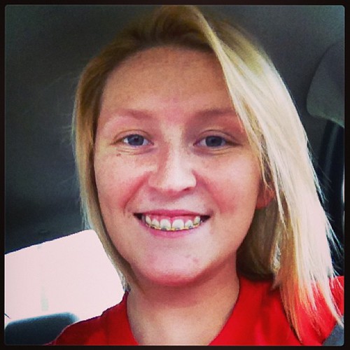 #haircut! #blonde #selfie #nomakeup #braceface #smile | by EmilyRamirez92