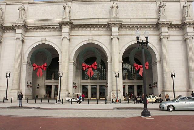 Union Station with Wreaths