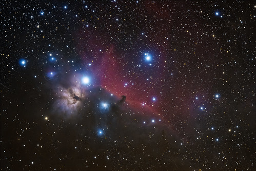 Horsehead and Flame nebulas in Orion V2 | Reprocesado de la … | Flickr