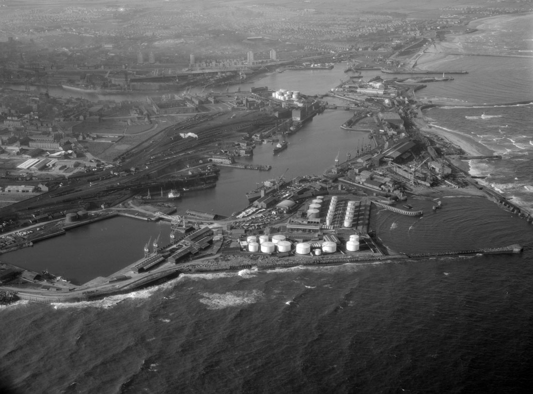 Sunderland Harbour and Docks, 1965
