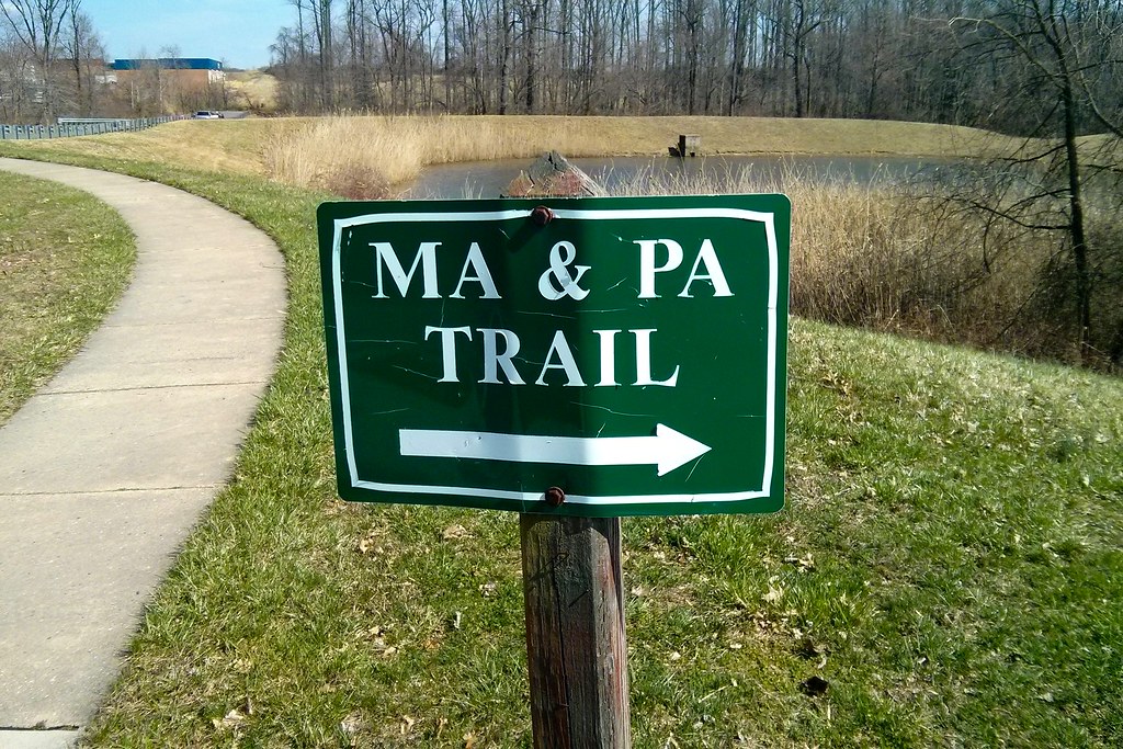 MA & PA Trail sign | Bel Air, MD | Morton Fox | Flickr