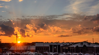Sunset Over the Correctional Center