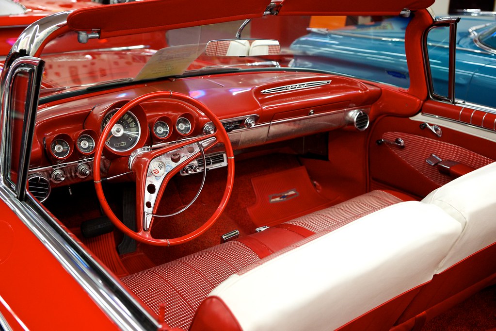 1960 Chevrolet Impala Convertible Antique Car Dashboard An