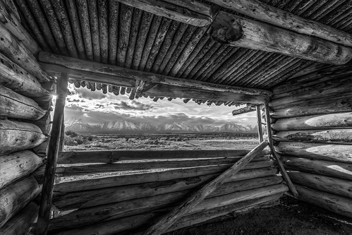 Cunningham Cabin View Black and White - Grand Teton Nation… | Flickr
