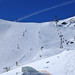 Obřákový hang na ledovci Rettenbach, kde každoročně koncem října startuje Světový pohár