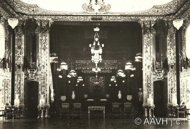 AP0044-Sallet - Hué, 1928 – Palais An Dinh – Le théâtre - Nhà hát trong Cung An Định