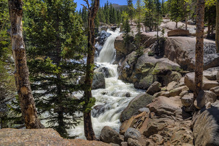 Alberta Falls trail in Rocky Mountain National Park | by Dave Dugdale