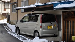 Tight squeeze, Shibu Onsen, Yamanouchi, Nagano Prefecture