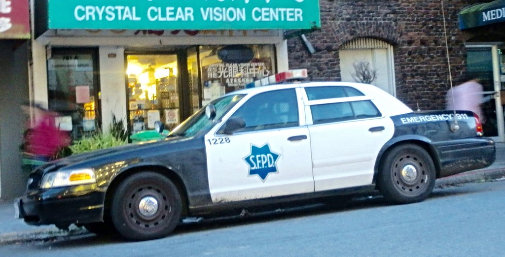 early 2000's Ford Crown Victoria Police Interceptor, San Francisco Police Department - San Francisco, Calif.