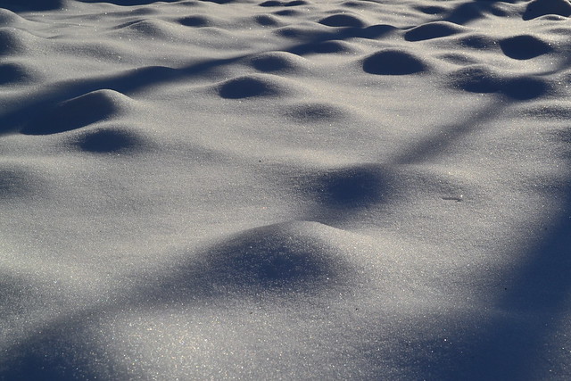 Snow dunes