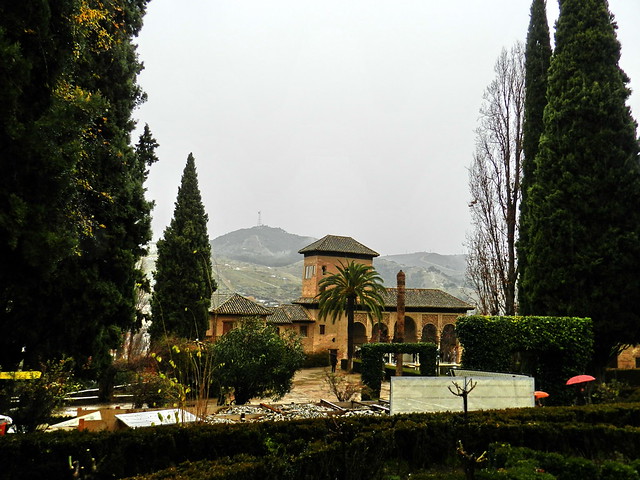Torre de las Damas Jardines y palacio del Partal o del Pórtico alto, restos de la residencia del sultán Muhammad III palacios nazaríes La Alhambra Granada 106