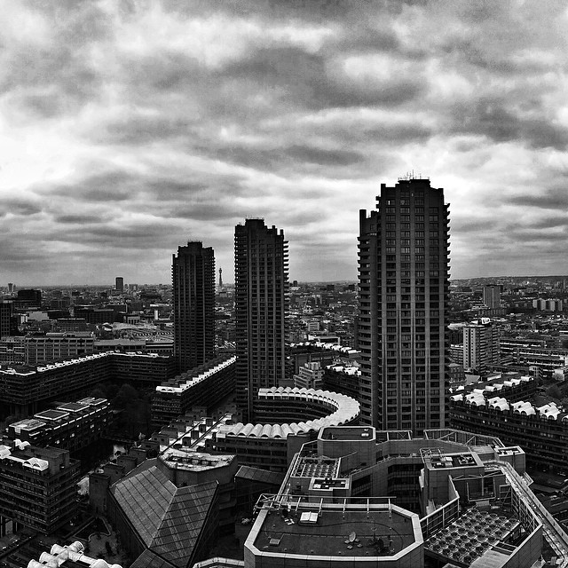 Barbican and city, London, 2014