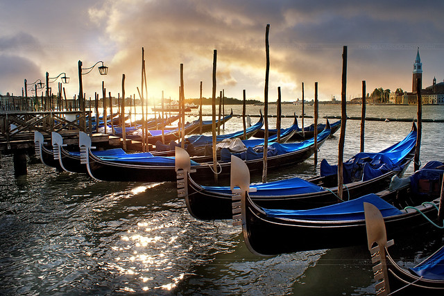Gondoles de Venise Italie