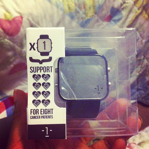 Yayyyy finally got my #1FaceWatch in honor of my Strong Beautiful Gramma #Support #AmericanCancerSociety!! ⌚ | by insta2641