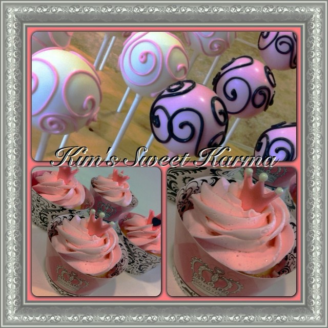 Princess cupcakes and pops