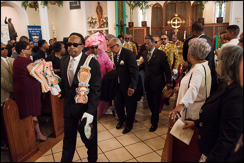 Funeral of Edwin Harrison on October 21, 2016 at St. Peter Caver Church in Treme. Photo by Ryan Hodgson-Rigsbee - rhrphoto.com