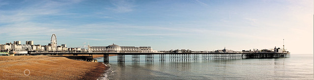 Brighton's Palace Pier. 

4 Shot Hand Held Panorama processed in PTGui.

<a href="http://hexagoneye.com" rel="noreferrer nofollow">hexagoneye.com</a> 