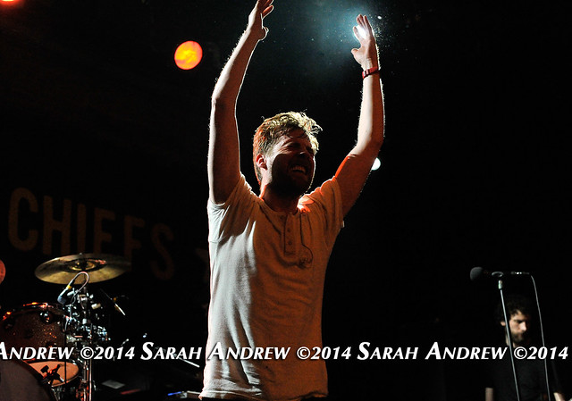 Ricky Wilson of the Kaiser Chiefs at the Music Hall of Williamsburg, February 19, 2014