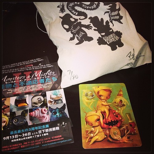 'Monsters & Misfits 3' CP group show, Sept13-26 at Kusakabe in Takayama, Japan goodies! | by BrentMaloney