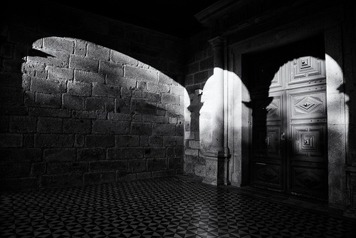 5326 ~ the door and the arches of the Monastery of Landim by Teresa Teixeira