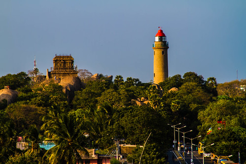 lighthouse day clear tamilnadu mahabalipurum mahamallapurum