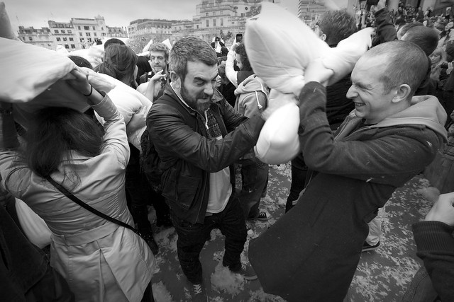World Record Attempt Pillow Fight