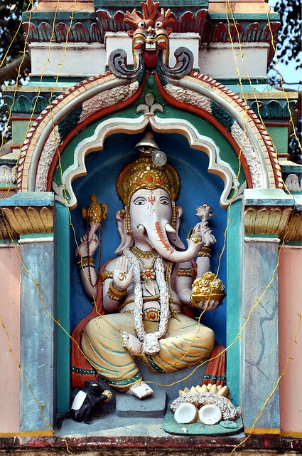 India - Karnataka - Srirangapatna - Sri Gangadhareshwara Swamy Temple - Ganesha - 5