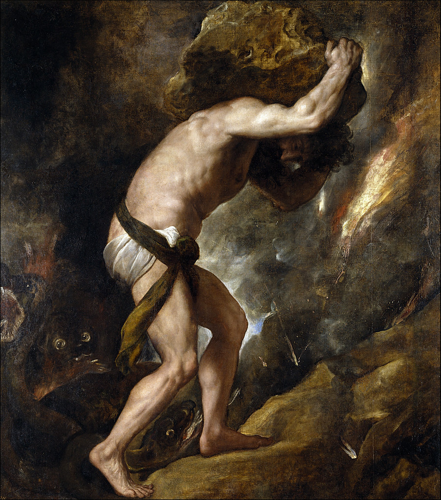 Sisyphus | 1548-1549. Oil on canvas. 237 x 216 cm. Museo Nac… | Flickr
