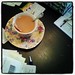 doing the home books is made far more pleasant when coupled with a pretty tea cup.