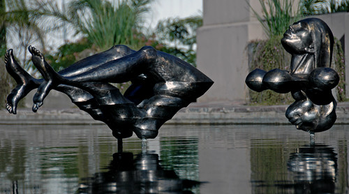 Metal sculpture in Cordoba, Argentina