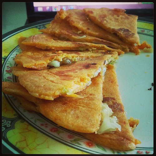 My first Kimchi Pancake!! #김치전 | Debbie Tingzon | Flickr
