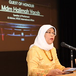 PSI affiliates in Singapore held an event on 23rd November on Ending Violence against Women and invited the Speaker of the Parliament as the guest speaker, Mdm. Halimah Yacob</p>
<p>Together they said violence against women is an age-old problem – it is time to end it now! </p>
<p> Ms. Diana Chia, President of NTUC Singapore, is also a guest at this event.</p>
<p>Photo credit: HDBSU - Singapore