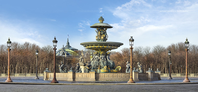 Fontaine Place de la concorde Paris - France