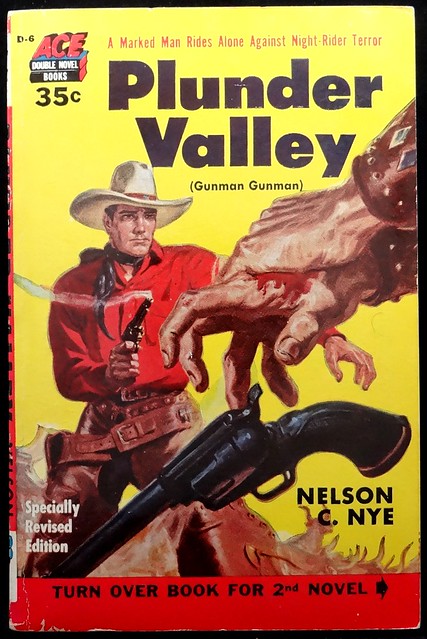 Ace Double D-6 Paperback Original (1952).  Cover Art by Norman Saunders