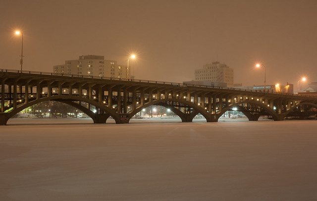 Jefferson Street Bridge – Snowstorm