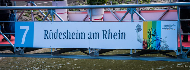 2015 - Rüdesheim , Hesse - Welcome - UNESCO World Heritage Cultural Site