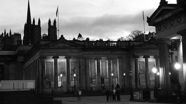 Scottish National Gallery, dusk 01