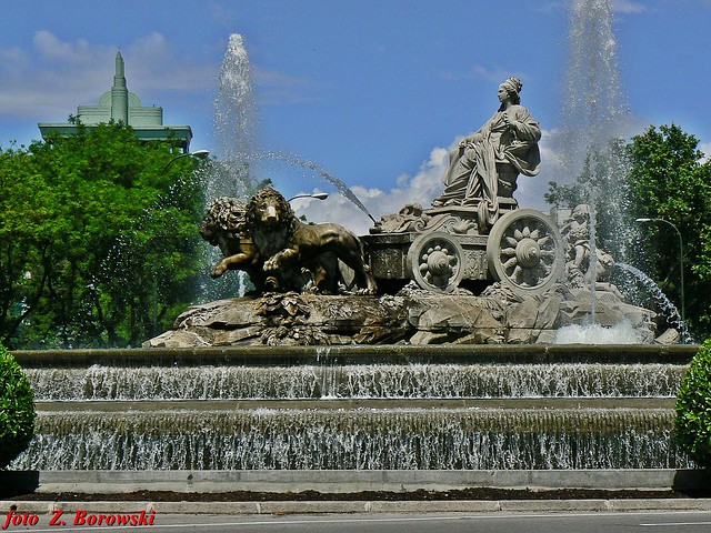Madrid - fontanna Cibeles