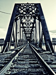 Monroe Louisiana Ouachita River train bridge