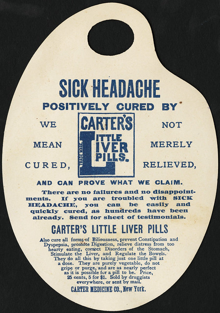 Presented by the makers of Carter's Little Liver Pills [back]