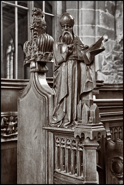 Woodcarving  - St Chad - Tideswell Church