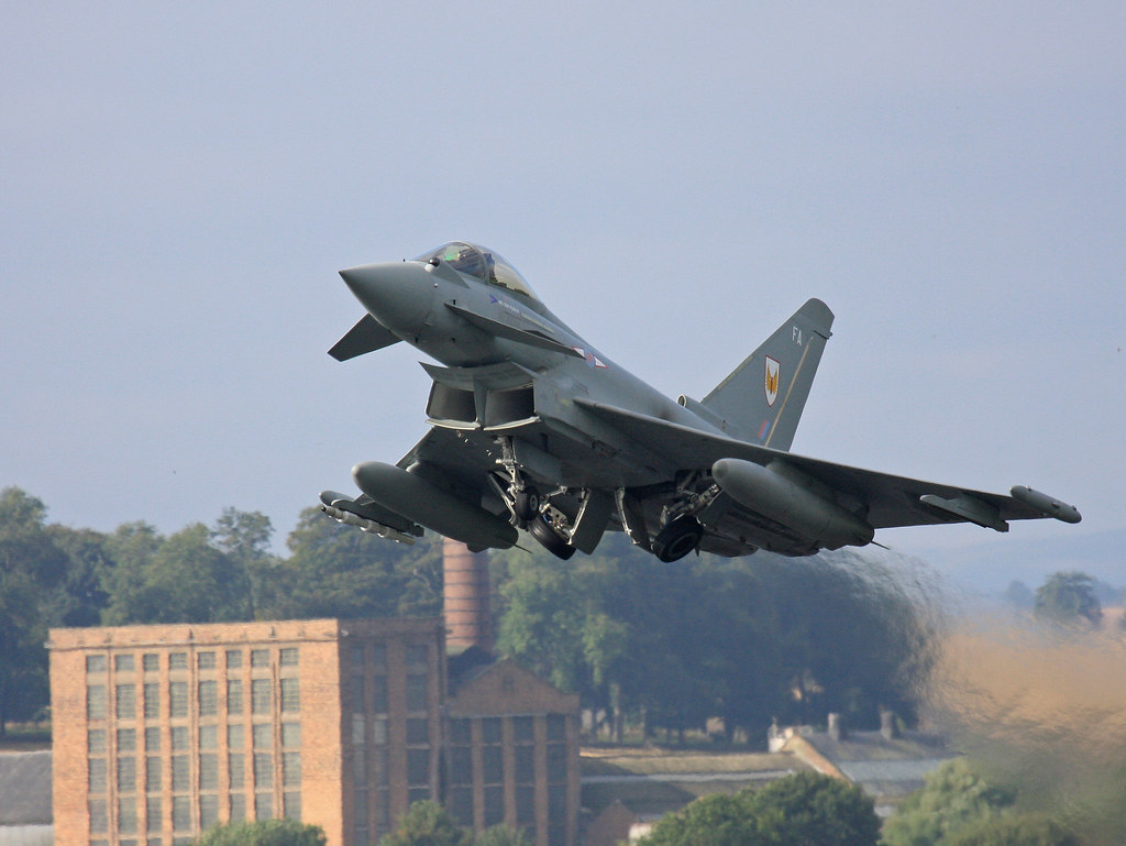 Departing Typhoon from RAF Leuchars, Scotland | Typhoon © Al… | Flickr