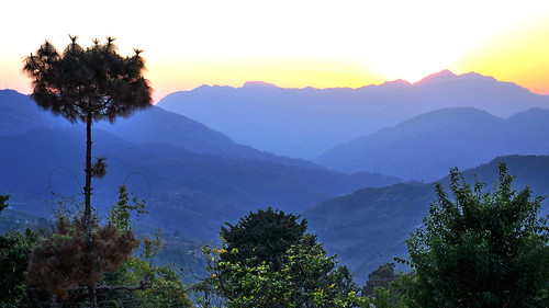 Nepal - Akrang Village - Sunset - 21 by Manfred Sommer - 426 Million Views, The Himalayas or Himalaya (/ˌhɪməˈleɪ.ə/ or /hɪˈmɑːləjə/) is a mountain range in the Indian subconti