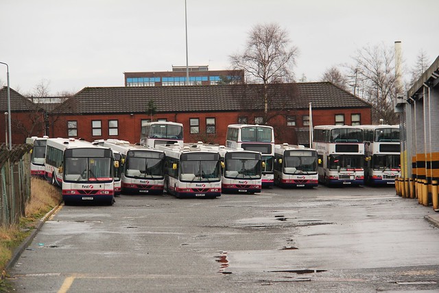 Withdrawn First Glasgow buses