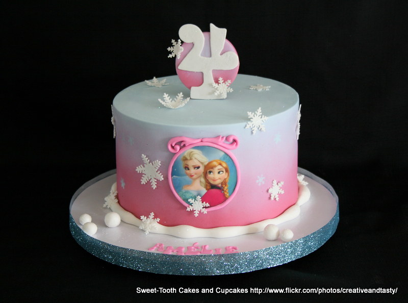 Disney Frozen Cake for your little princesss birthday  Picture of Glacé  Patisserie Kolkata Calcutta  Tripadvisor
