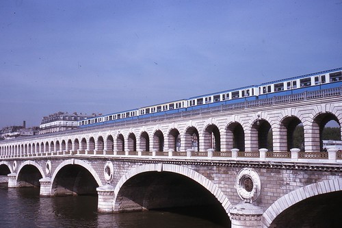 JHM-1975-0876 - France, Paris RATP, Mtro, ligne 6, Pont de Bercy
