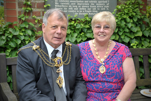 Lord Mayor of Hull Daniel Brown with Mrs Lynda Brown UOH_1578