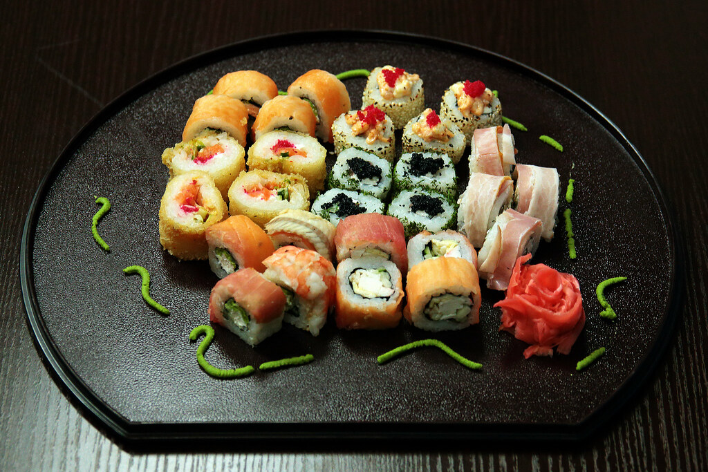 Sushi Set, Maki sushi roll set., Yuri Samoilov