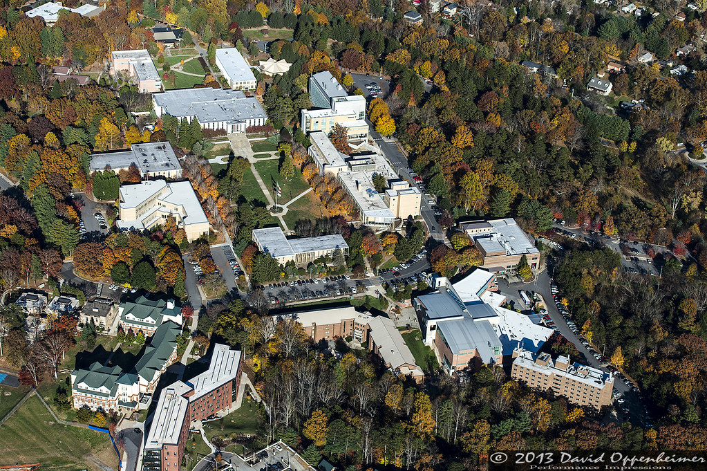 Unc Asheville Unca Aerial Photo Unc Asheville Campus U Flickr