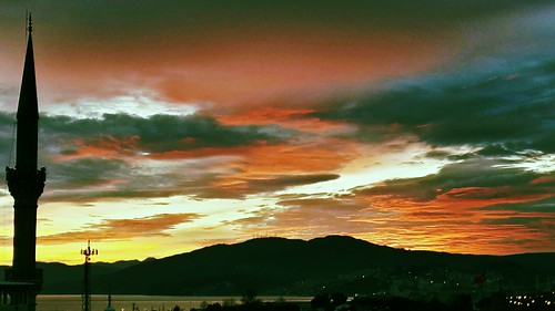 morning red orange clouds sunrise minaret flickrandroidapp:filter=toucan mudanyasahili